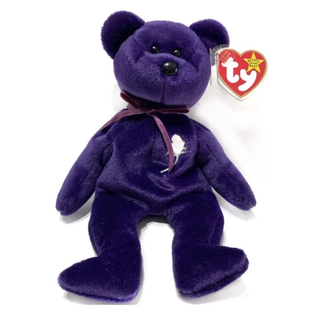 Vintage 1997 Beanie Babies “Princess” Diana bear